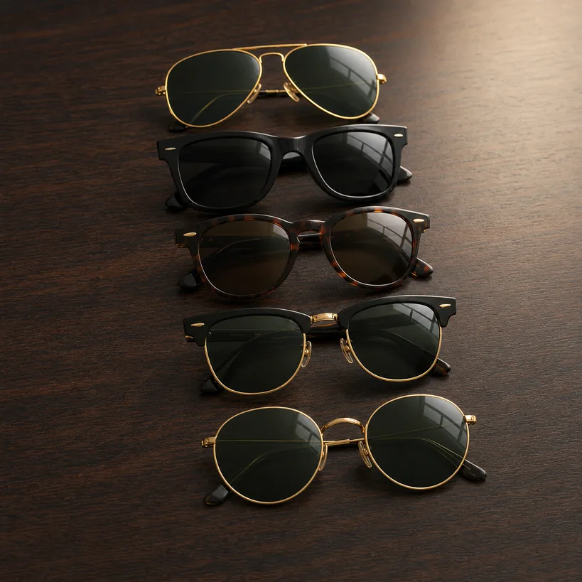 Ray-Banおすすめランキング5モデル（アビエーター・ウェイファーラー・クラブマスター・エリカ・ラウンドメタル）の比較ラインナップ