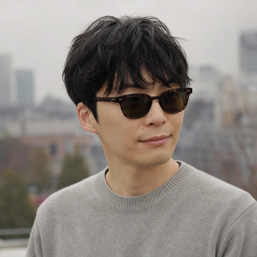 ドラマ「逃げるは恥だが役に立つ」で星野源さんが着用したOLIVER PEOPLES Denison-Jのスクエア型サングラス