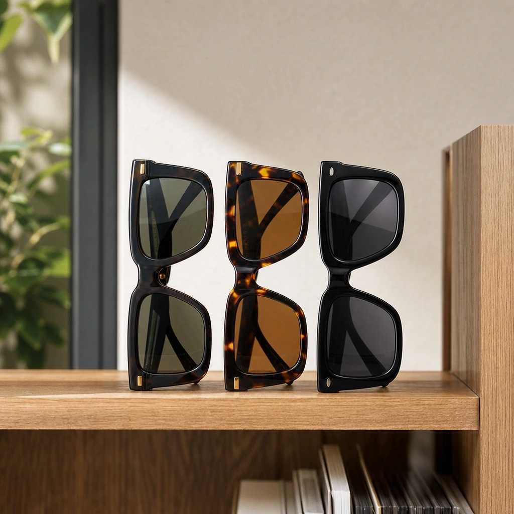ローラ愛用のTOM FORDとRay-BanとDIORサングラス3本を並べた女性向けの商品カットイメージ